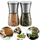 Adjustable Stainless Steel Glass Mill Salt Pepper Grinder