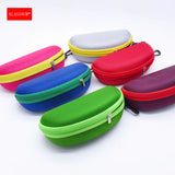 KLASSNUM Hard Eyeglass Protector Case With Zipper And Carabiner Hook