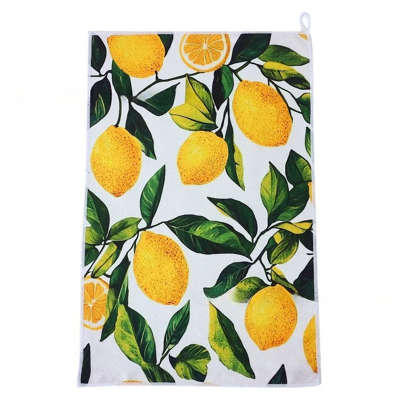 56CMx36CM Lemon Print Kitchen Dish Towel