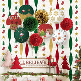 Christmas Decorative Hanging Paper Lanterns.