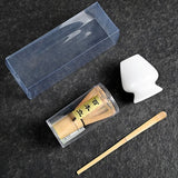 3/4pcs Matcha Bamboo Whisk Teaspoon And Ceramic matte Bowl