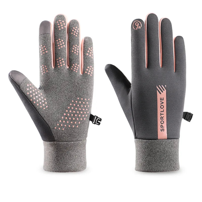 Women's Thermal Fleece, Waterproof Outdoor Gloves