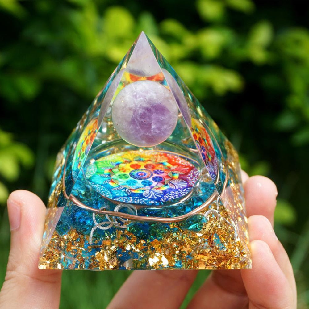 Energy Generator Orgone Pyramid For Meditaion.