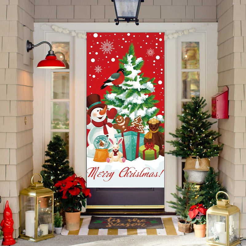 Christmas Hanging Door Banners  Decoration