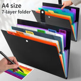 Plastic A4 Accordion Paper Organizer Folder