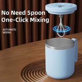USB Rechargeable 304 Stainless Steel 400ML Automatic Mixing Cup