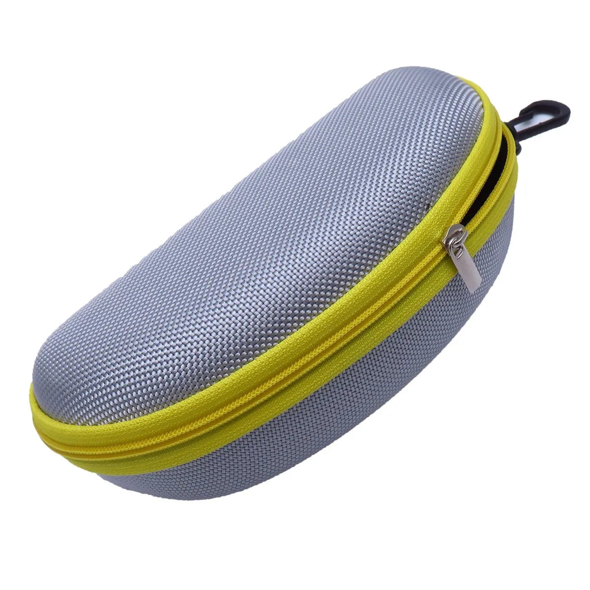 KLASSNUM Hard Eyeglass Protector Case With Zipper And Carabiner Hook