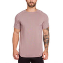 Men's Short Sleeve Extra longline T shirt