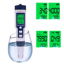 Digital PH Meter 10 in 1 Water Quality Monitor Tester PH/EC/TDS/Salinity/Thermometer Multi-parameter Testing Meter