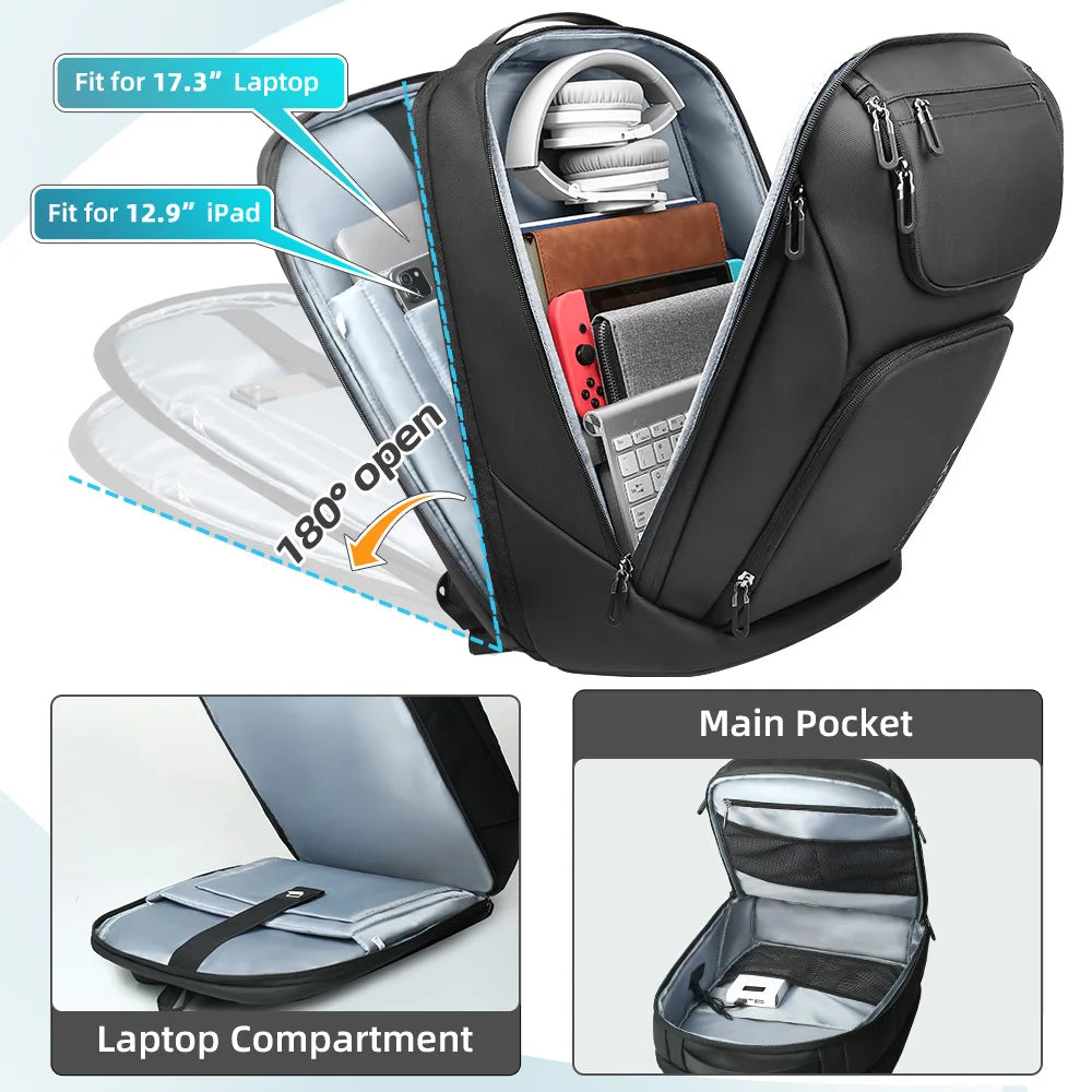HK Multifunctional Backpacks Fits 17.3" Laptop