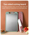 1pc Stainless Steel and Plastic Cutting Board