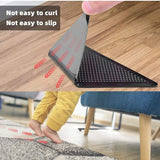 Triangle Carpet Non-slip Washable Corner Stickers