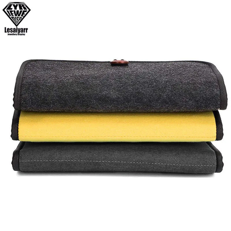 Foldable Jewelry Organizer Bag With Hanger