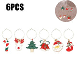 Christmas Wine Glass Charms
