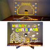 Acrylic Dry Erasable Lighted Board with Colors & Stand