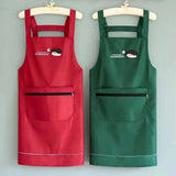 Waterproof Apron With Zipper Pocket