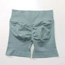 NCLAGEN 4.5" Women's  Low Ribbed Band Scrunch Butt Seamless Impact Shorts