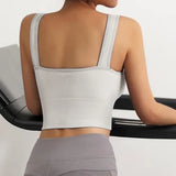 Women's Anti-sweat Crop Style Fitness Top