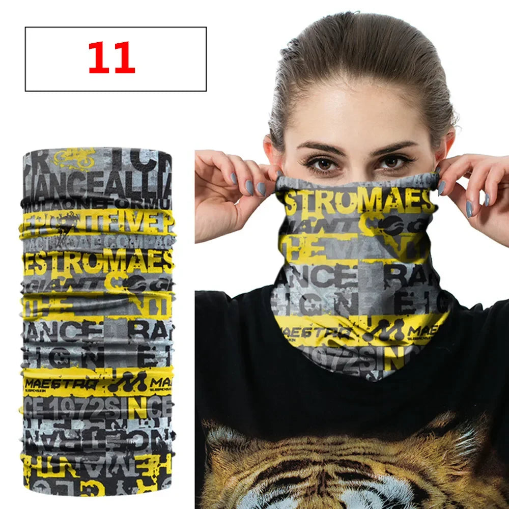 Men Or Women's Head Face Neck Tube Bandana Scarf