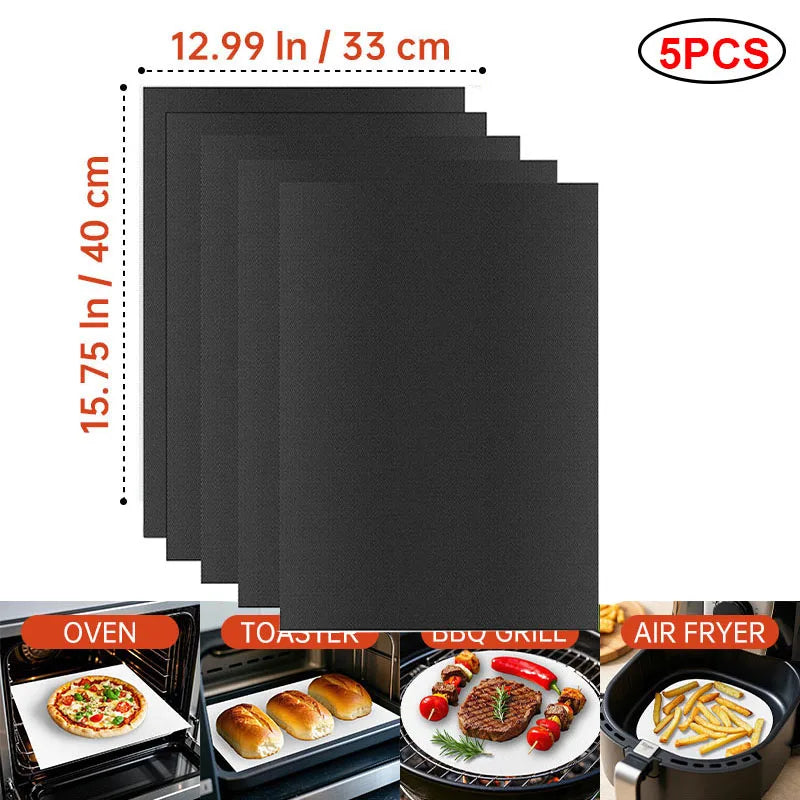 Reusable Non-stick Heat Resistant Baking/Grilling Mats