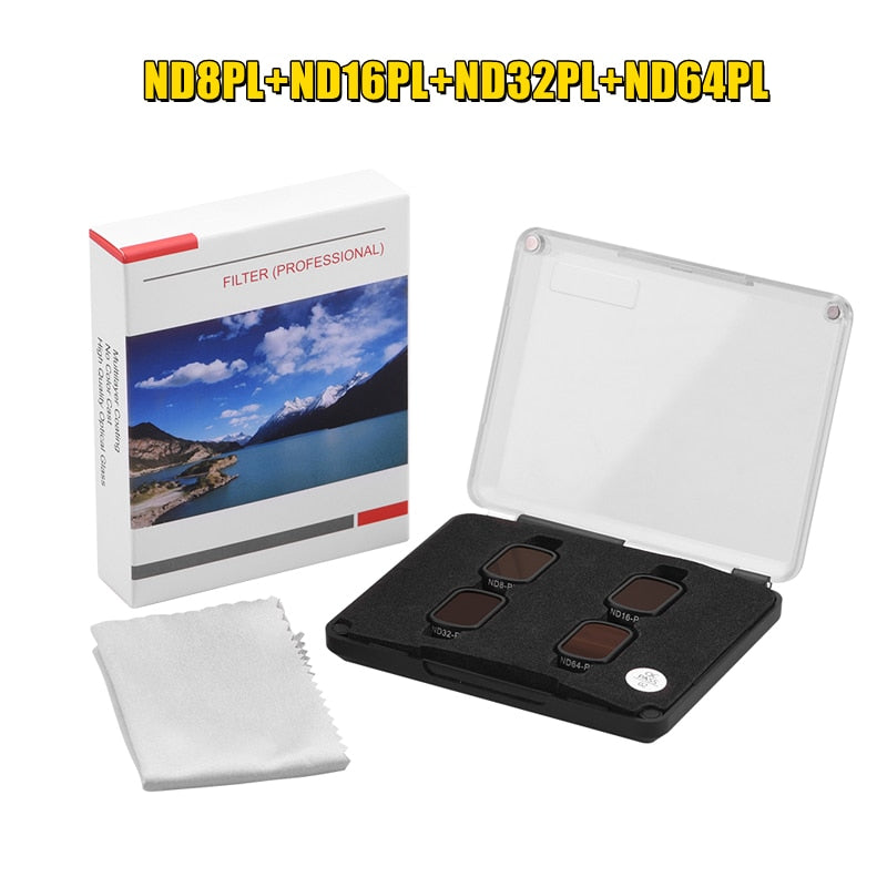 BRDRC UV CPL ND8 Neutral Density Lens Filters For DJI MINI 3 PRO Drone Camera.