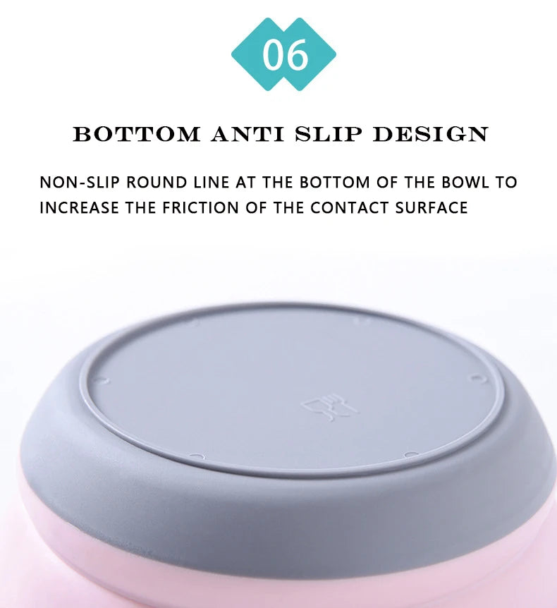 3 Pieces Silicone Folding Bowls with Lids