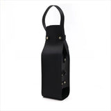 PU Leather Double Layer Reusable Wine Bag