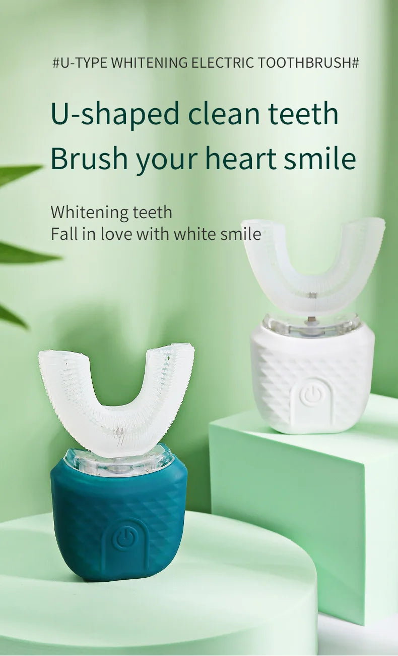Automatic 360 Degrees Sonic Silicone Electric Toothbrush