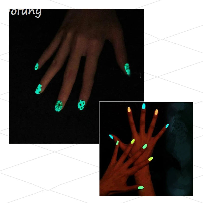 Dofuny Fluorescent Phosphor/Strontium Epoxy Powder For Nails