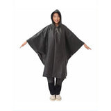 Hooded Poncho Style Raincoat