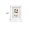 1PC White Rose Photo Frame