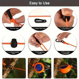 10M Retractable/Adjustable Clothes Line Or Bag For Camping