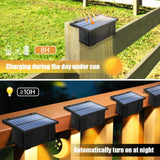 Waterproof Solar RGB Or Yellow Lights for Step Fence Or Railing