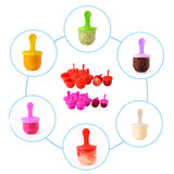 7 Hole Silicone Molds For Popsicles Ice Cream Or Yogurt Treats