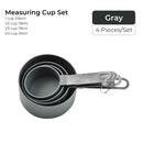 Multicolor 4pcs Stainless Steel Handle Measuring Cup Or spoons.
