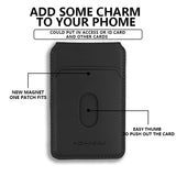 Leather Magnetic Cellphone Card Holder For IPhone 12 13 14 15 16 Pro Max Plus
