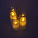 6Pcs Led Flameless Acrylic Battery Candles.