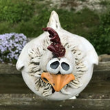 Resin Chicken Fence Decor
