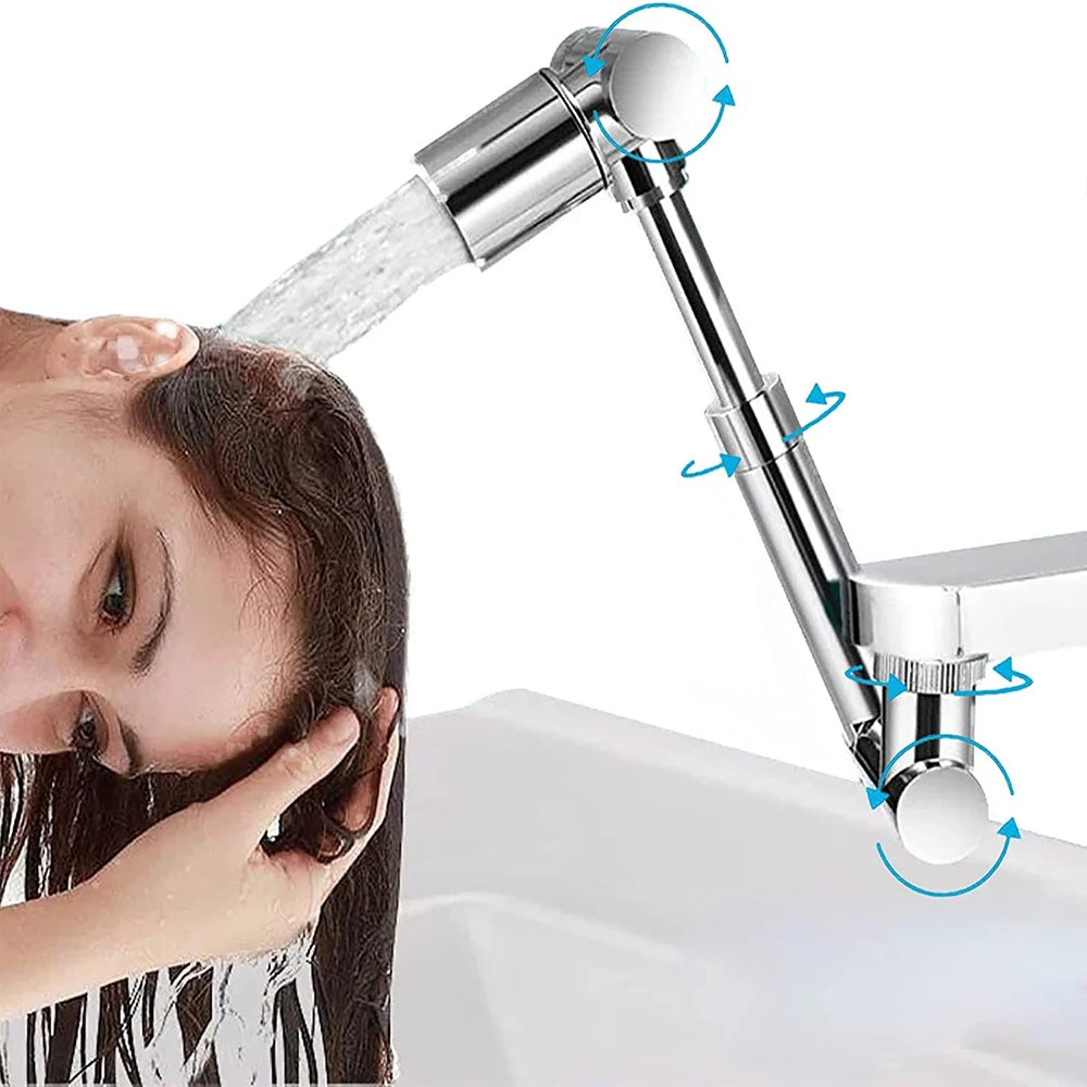 Metal 1440° Rotatable Extension 2 Mode Faucet Sprayer