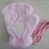 Winter Faux Fur Plush Warm Half Finger Mittens/Gloves.