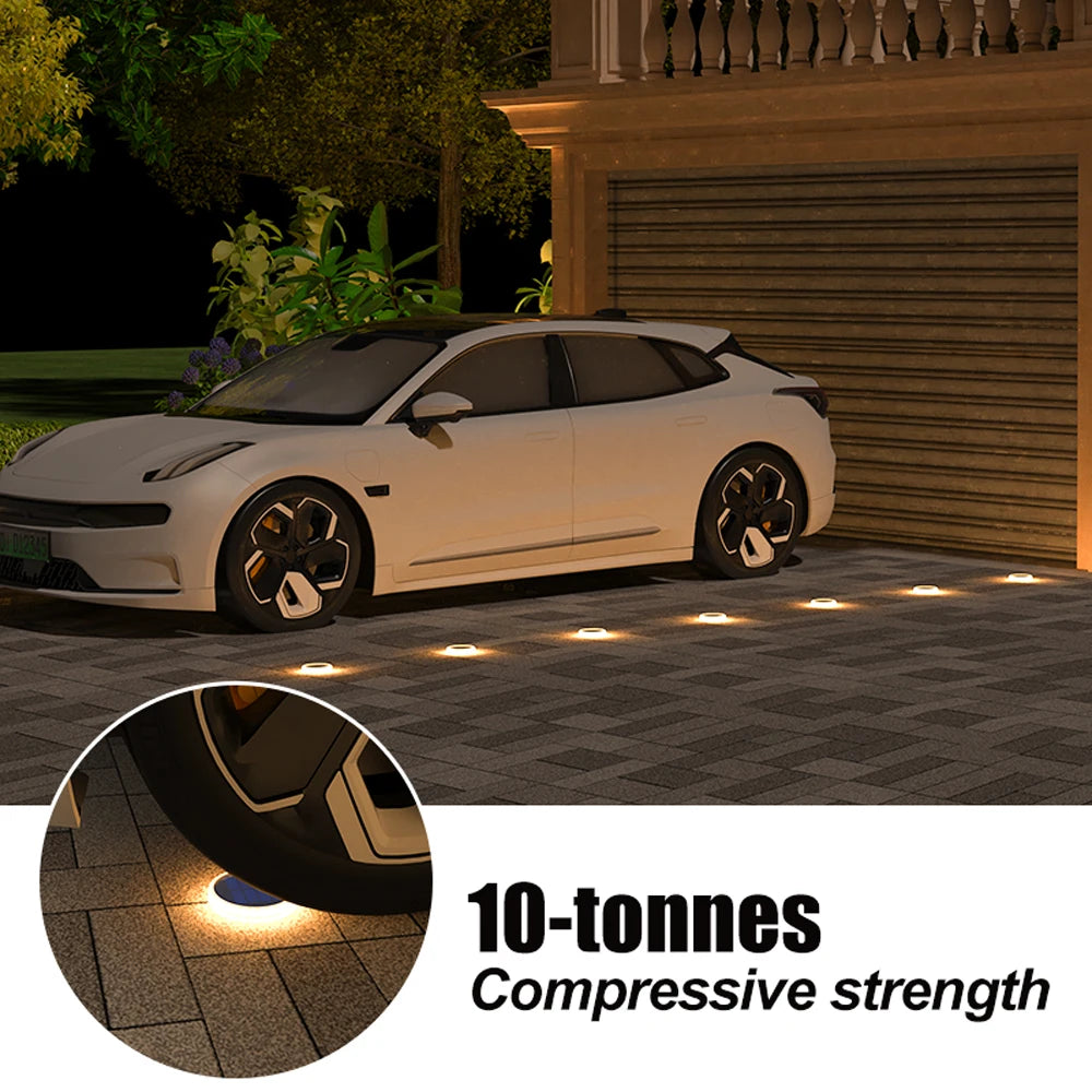 Solar Waterproof LED Dock Lighting IP68 Auto On/Off For Garden Or Driveway