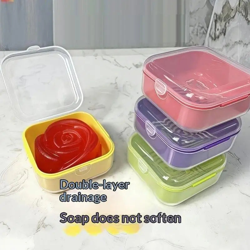 1Pce Travel Leak Proof Mini Soap Box