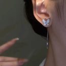 Women's Fashion Zircon Christmas Earrings.