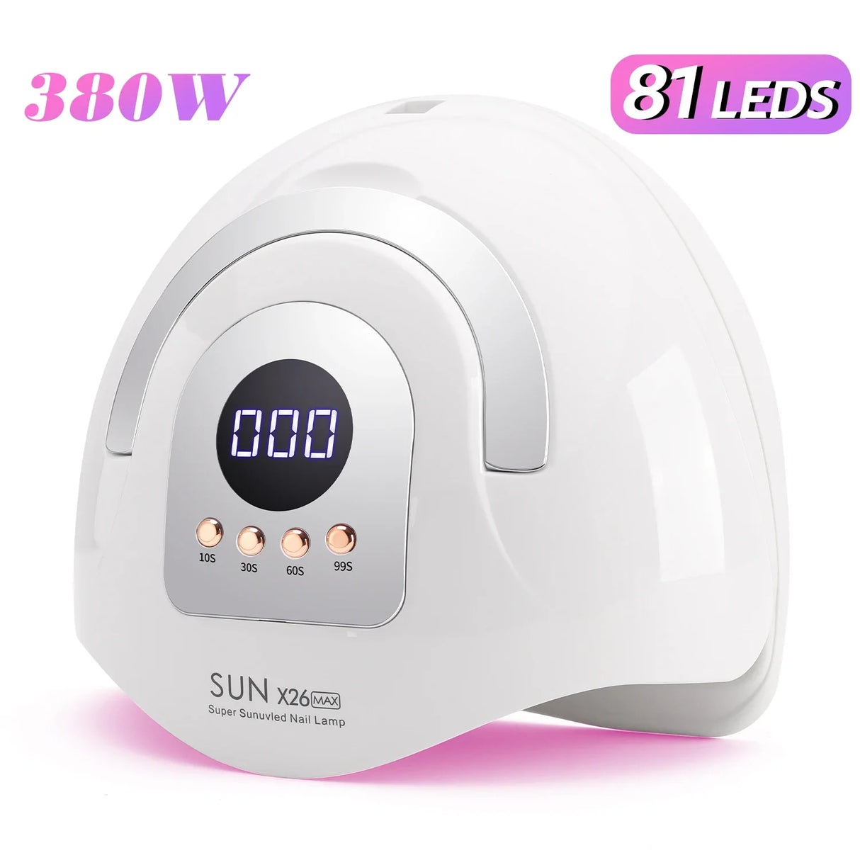380W UV/ 81LED Manicure Lamp With Handle