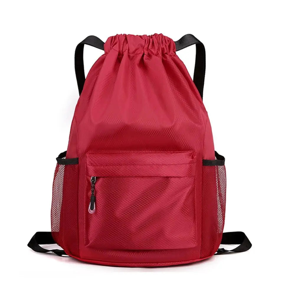 Outdoor Double Shoulder Waterproof Rucksack With Drawstring