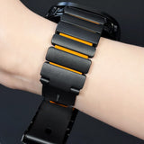 Luxury Titanium Strap for Apple Watch Ultra 3/2 49mm Series 11 10 46mm 45mm 44mm 42mm Or Silicone Bracelet For iwatch 9 8 7 6 SE 5