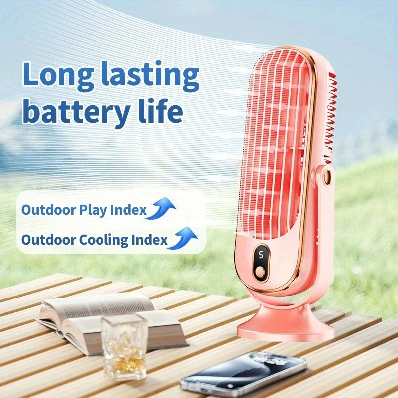 USB charging 5-Speed Adjustable Desktop Fan