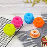 6PCS Silicone High Temperature Easy To Release Baking Cake Molds