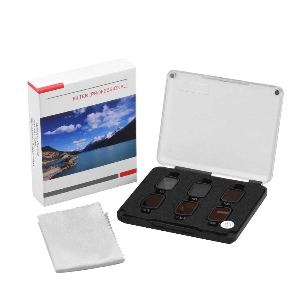 BRDRC UV CPL ND8 Neutral Density Lens Filters For DJI MINI 3 PRO Drone Camera.