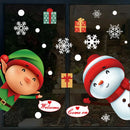 Variety Of Christmas Window Stickers.